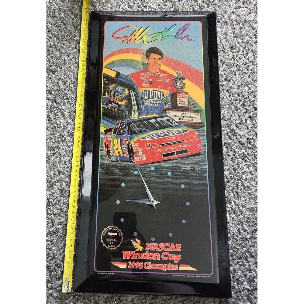 Nascar Winston Cup 1995‎ Jeff Gordon Limited Edition Wall Clock